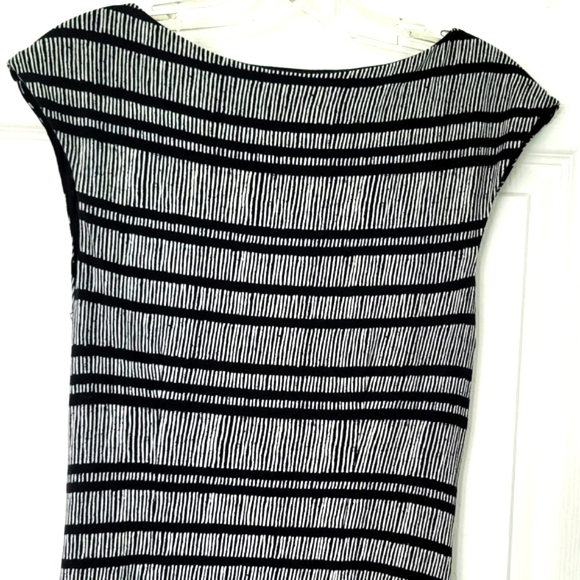 Ann Taylor LOFT Women's Striped Wrap Dress Size M - Picture 3 of 13
